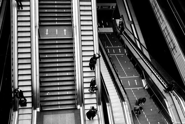 Free download station stairs escalator people free picture to be edited with GIMP free online image editor
