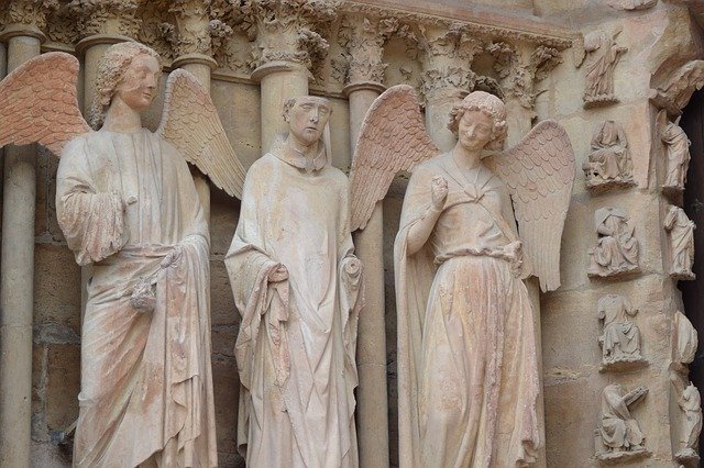 Free download Statue Cathedral Angels -  free free photo or picture to be edited with GIMP online image editor