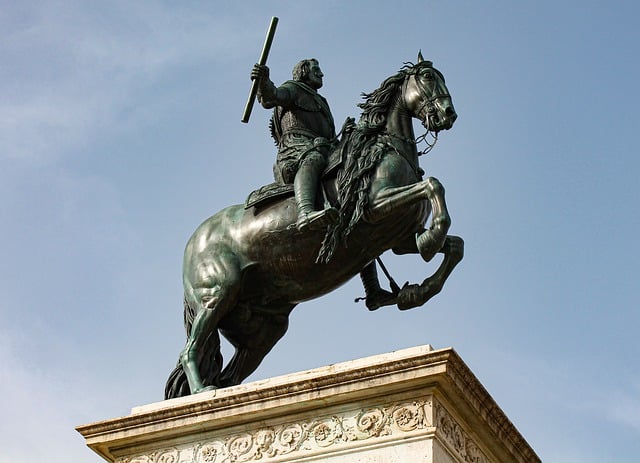 Free download statue horse madrid spain monument free picture to be edited with GIMP free online image editor