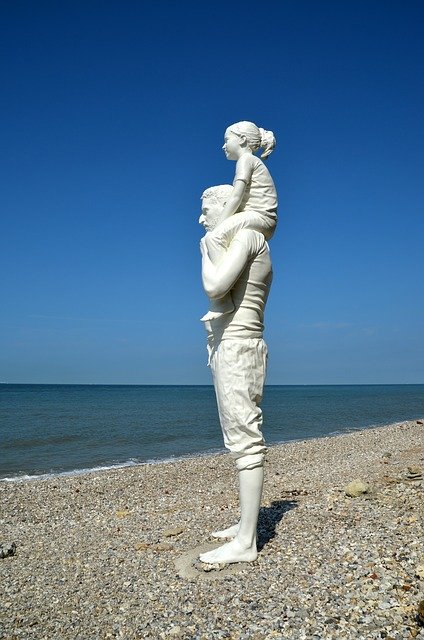 Free download Statue Sea Outlook -  free photo or picture to be edited with GIMP online image editor