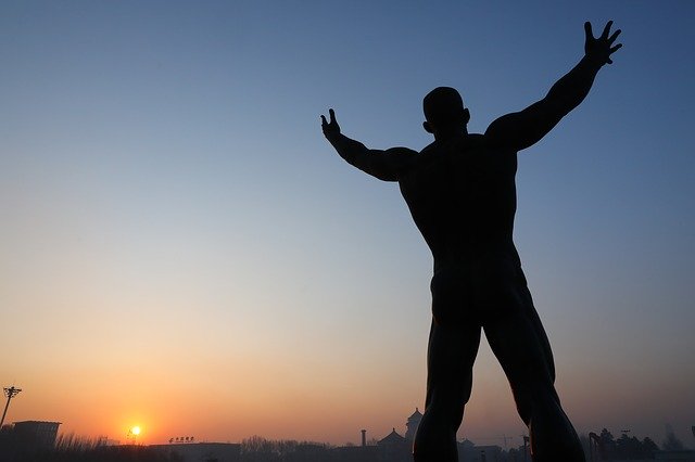 Free download Statue Sunrise Figure -  free photo or picture to be edited with GIMP online image editor