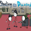 Stealing The Diamond Simulator Game  screen for extension Chrome web store in OffiDocs Chromium
