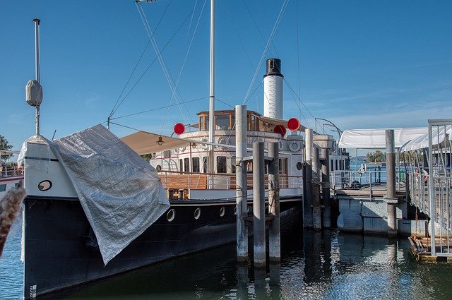 Téléchargement gratuit de Steamboat historiquement restauré - photo ou image gratuite à éditer avec l'éditeur d'images en ligne GIMP