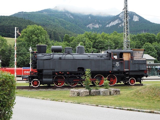 Free download Steam Engine Rail Transport -  free photo or picture to be edited with GIMP online image editor