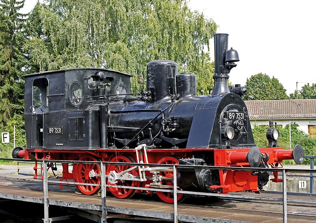 Free download steam locomotive a museum exhibit free picture to be edited with GIMP free online image editor