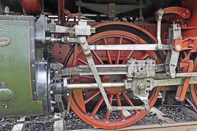 Free download steam locomotive drive mechanics free picture to be edited with GIMP free online image editor