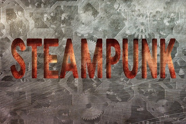 Free download Steampunk Lettering Design -  free illustration to be edited with GIMP free online image editor