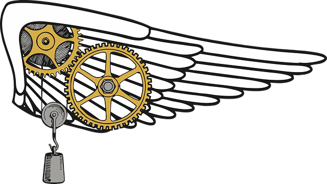 Free download Steampunk Wing Gears - Free vector graphic on Pixabay free illustration to be edited with GIMP free online image editor