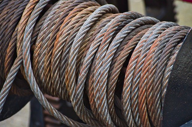 Free download Steel Cable Winch Rope -  free photo or picture to be edited with GIMP online image editor