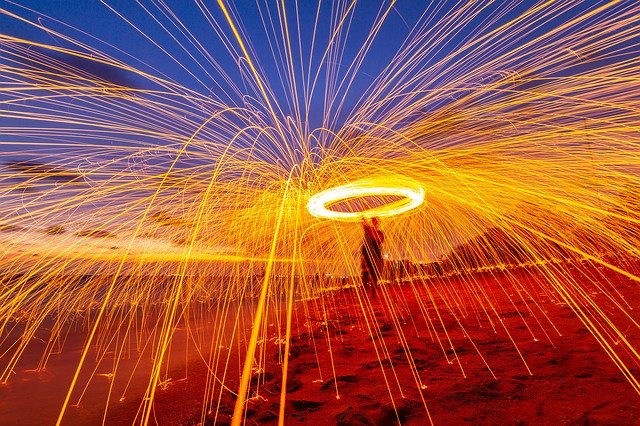 Free download Steel Wool On The Rock And -  free photo or picture to be edited with GIMP online image editor