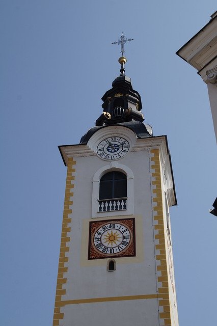 Baixe grátis Steeple Tower Kamnik - foto ou imagem gratuita para ser editada com o editor de imagens online GIMP