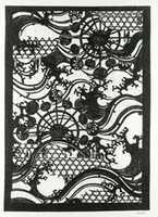 Free download Stencil with Pattern of Flowing Water, Waterwheels and Embankment Baskets free photo or picture to be edited with GIMP online image editor