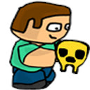 Steve  the Golden Creeper Skull  screen for extension Chrome web store in OffiDocs Chromium