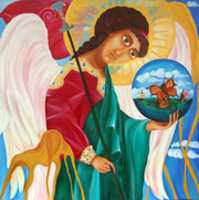 Free download St. Gabriel Martynova Elena Artist Art Week In Limasol 2016 free photo or picture to be edited with GIMP online image editor