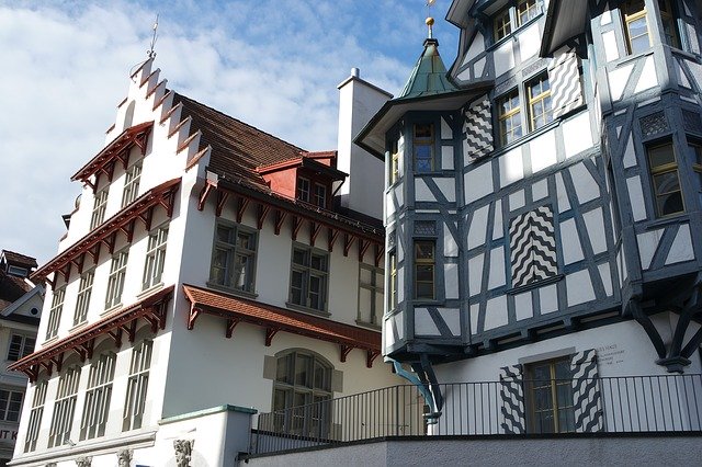 Gratis download Historisch centrum van St. Gallen - gratis foto of afbeelding om te bewerken met GIMP online afbeeldingseditor