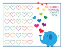 Free download sticker chart you can print free photo or picture to be edited with GIMP online image editor