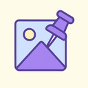 Sticker Pin  screen for extension Chrome web store in OffiDocs Chromium