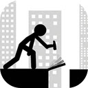Stickman Bridge Constructor Game Master the Art of Bridge Building!  screen for extension Chrome web store in OffiDocs Chromium