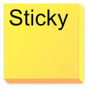 Sticky Note  screen for extension Chrome web store in OffiDocs Chromium