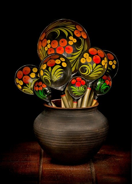 Free download Still Life Wooden Spoons Bouquet -  free photo or picture to be edited with GIMP online image editor