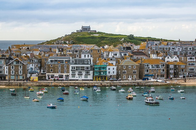 免费下载 st ives Cornwall Port Ocean 免费图片以使用 GIMP 免费在线图像编辑器进行编辑