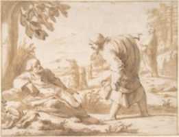 Free download St. John the Baptist Pointing to Christ free photo or picture to be edited with GIMP online image editor