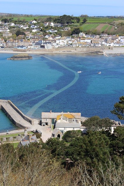 Free download St MichaelS Mount Cornwall Castle -  free photo or picture to be edited with GIMP online image editor