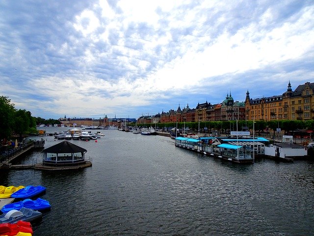 تنزيل ستوكهولم سيتي سكيب السويد مجانًا - صورة مجانية أو صورة مجانية ليتم تحريرها باستخدام محرر الصور عبر الإنترنت GIMP