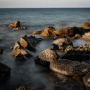 Stone beach on the sea  screen for extension Chrome web store in OffiDocs Chromium