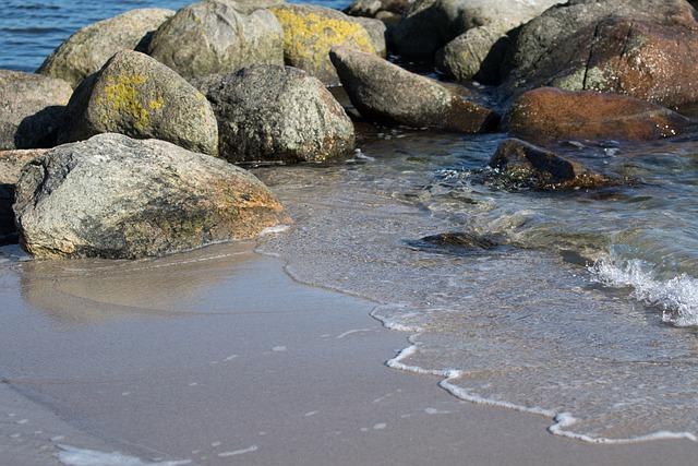 Kostenloser Download Steine ​​Strand Meer Ostsee Sand kostenloses Bild zur Bearbeitung mit GIMP kostenloser Online-Bildbearbeitung