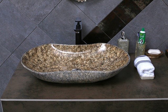 Unduh gratis Stone Textured Basin Wash - foto atau gambar gratis untuk diedit dengan editor gambar online GIMP