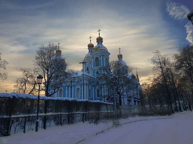 Download gratuito della Chiesa di San Pietroburgo: foto o immagini gratuite da modificare con l'editor di immagini online GIMP