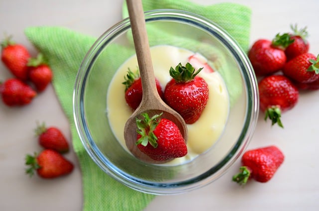Free download strawberries fruit berry pudding free picture to be edited with GIMP free online image editor