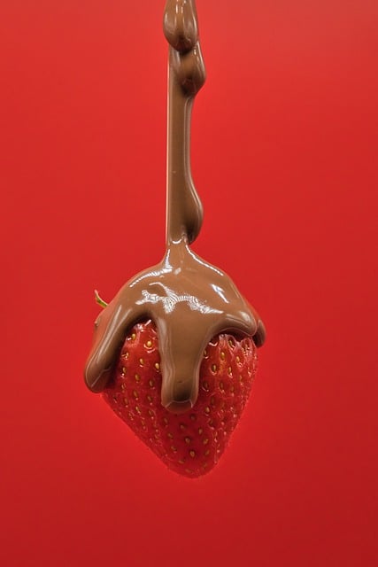 Free download strawberries fruit food chocolate free picture to be edited with GIMP free online image editor