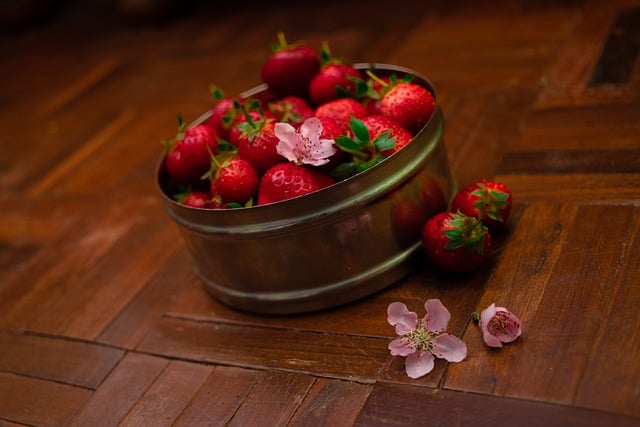 Kostenloser Download von Erdbeeren, Obst, Lebensmitteln, gesundem, kostenlosem Bild zur Bearbeitung mit dem kostenlosen Online-Bildeditor GIMP