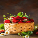 Strawberry basket wallpaper  screen for extension Chrome web store in OffiDocs Chromium
