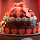 Strawberry cream cake  screen for extension Chrome web store in OffiDocs Chromium