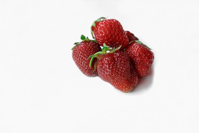 Free download Strawberry White Background -  free photo or picture to be edited with GIMP online image editor
