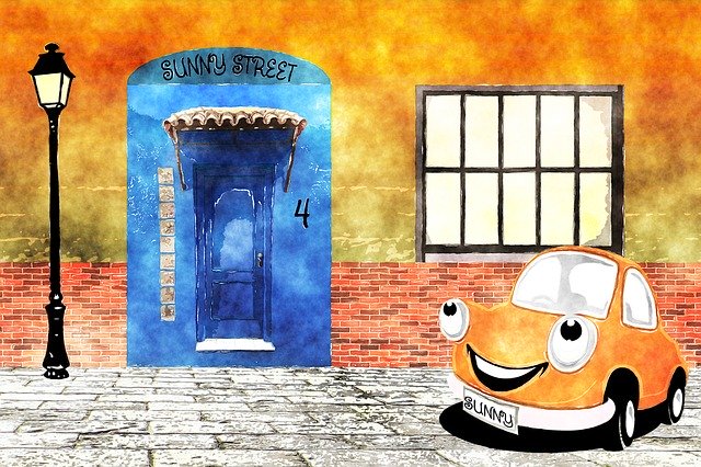 Free download Street Car Door -  free illustration to be edited with GIMP free online image editor
