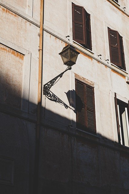 Free download Street Lamp Rome -  free free photo or picture to be edited with GIMP online image editor