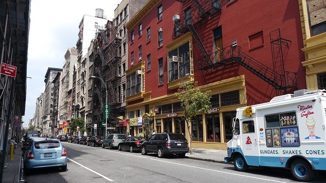 Безкоштовно завантажте Street New York Building - безкоштовну фотографію або зображення для редагування за допомогою онлайн-редактора зображень GIMP