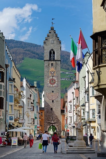 Free graphic streets flag sterzing south tyrol to be edited by GIMP free image editor by OffiDocs