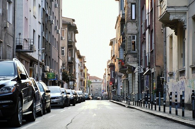 Téléchargement gratuit Rue Sofia Matin - photo ou image gratuite à modifier avec l'éditeur d'images en ligne GIMP