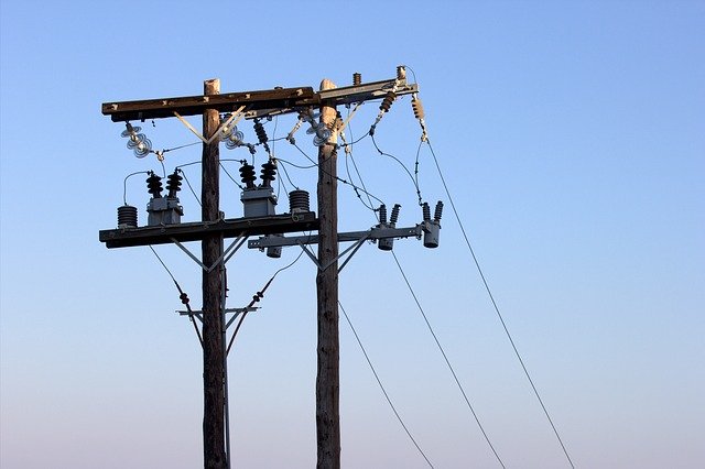 دانلود رایگان Strommast Electric Lines - عکس یا تصویر رایگان قابل ویرایش با ویرایشگر تصویر آنلاین GIMP