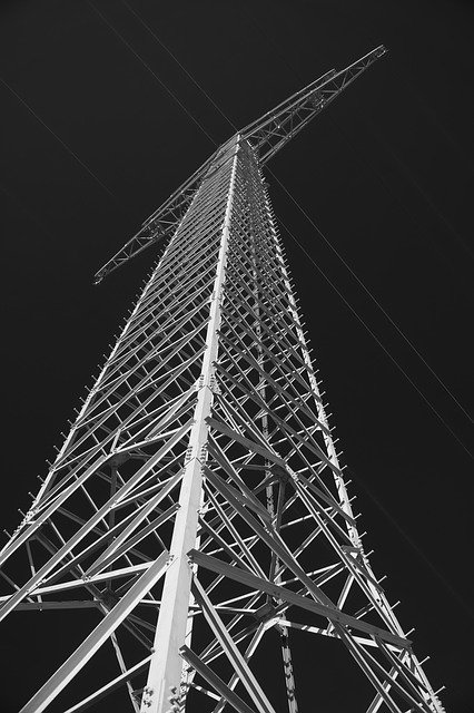 دانلود رایگان Strommast Power Line Pylon - عکس یا تصویر رایگان قابل ویرایش با ویرایشگر تصویر آنلاین GIMP