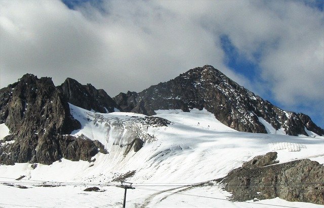 Free download Stubai Glacier The Valley -  free photo or picture to be edited with GIMP online image editor