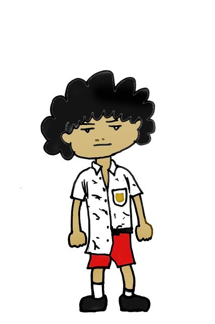 Free download Student Uniform Messed Up -  free illustration to be edited with GIMP free online image editor