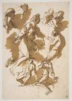 Free download Studies of Kneeling Figures free photo or picture to be edited with GIMP online image editor