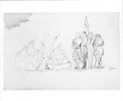 Free download Study for Treaty with Native Americans (from Sketchbook) free photo or picture to be edited with GIMP online image editor