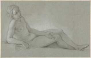 Free download Study of a Reclining Female Nude free photo or picture to be edited with GIMP online image editor